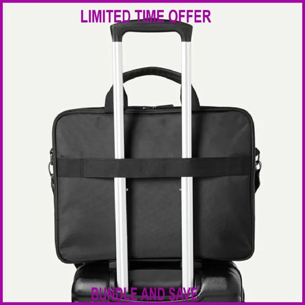 16.5 Inch Laptop Briefcase TSA Friendly Expandable Tech Bag